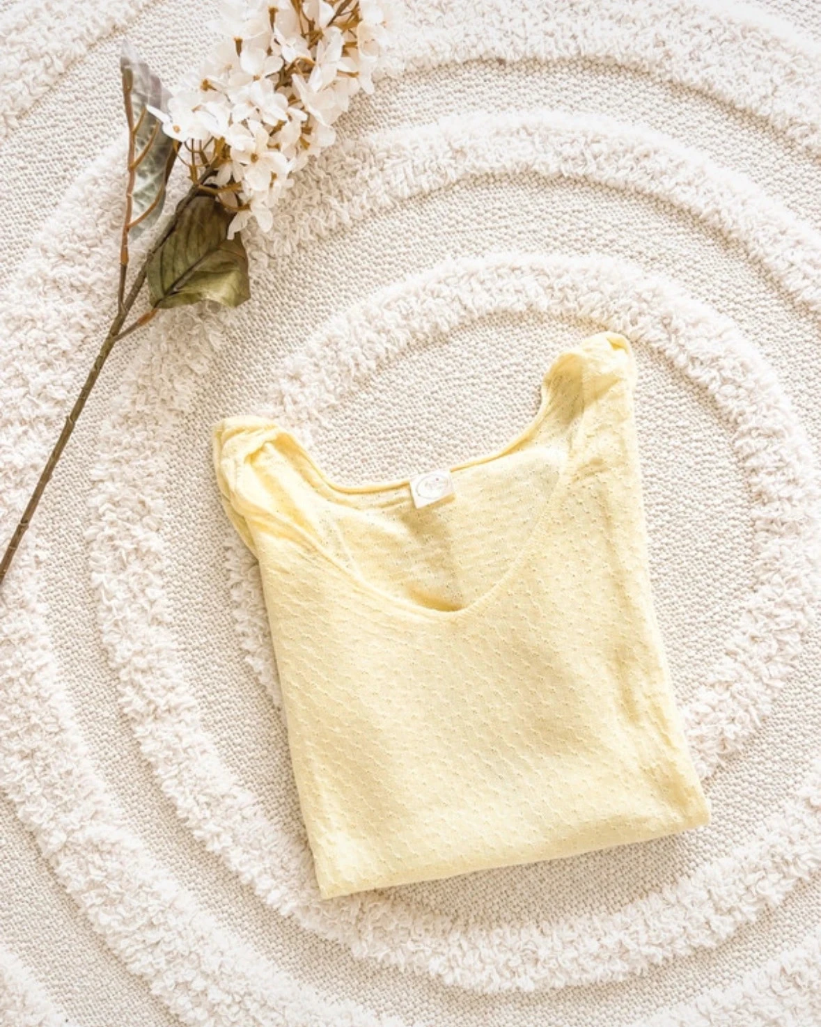 Des Petits Hauts yellow size 3 linen sweater – photo 11